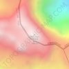 Sia Kangri topographic map, elevation, terrain