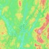 La Macaza topographic map, elevation, terrain