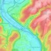 Neckarzimmern topographic map, elevation, terrain