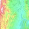 Chicoana topographic map, elevation, terrain