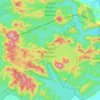 Endau Rompin National Park topographic map, elevation, terrain