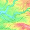 La Crèche topographic map, elevation, terrain