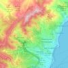 V Circoscrizione topographic map, elevation, terrain