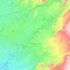 Ytri-Rangá topographic map, elevation, terrain