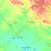 Mosteiros topographic map, elevation, terrain