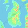 Area C (Butedale/Kitlope/Kitsumkalum) topographic map, elevation, terrain