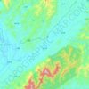 加义镇 topographic map, elevation, terrain