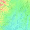 Río de Oro topographic map, elevation, terrain