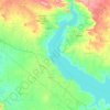 Lake Assad topographic map, elevation, terrain