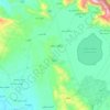 Izeh topographic map, elevation, terrain