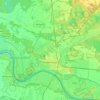 Wittenberge topographic map, elevation, terrain