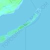 Ilha Pontal do Sul topographic map, elevation, terrain