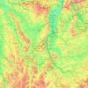Meurthe y Mosela topographic map, elevation, terrain