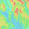 Porsgrunn topographic map, elevation, terrain