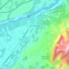 Saint-Romans topographic map, elevation, terrain