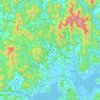 Suncheon topographic map, elevation, terrain