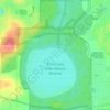 Thomsons Lake Nature Reserve topographic map, elevation, terrain