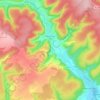 Marey-sur-Tille topographic map, elevation, terrain