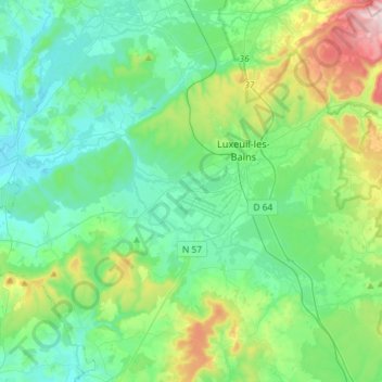 70300 topographic map, elevation, terrain