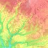 Nouzilly topographic map, elevation, terrain