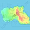 Santa Maria Island topographic map, elevation, terrain