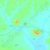 西集镇 topographic map, elevation, terrain