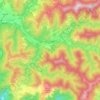 Montoggio topographic map, elevation, terrain