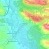 Sobków topographic map, elevation, terrain