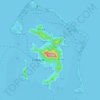 Bora-Bora topographic map, elevation, terrain