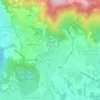 Carvico topographic map, elevation, terrain