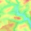 Colmen topographic map, elevation, terrain