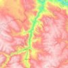 Vilca topographic map, elevation, terrain