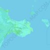 Belize City topographic map, elevation, terrain