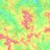 Thénac topographic map, elevation, terrain