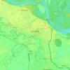 Belišće topographic map, elevation, terrain