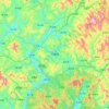 大埔县 topographic map, elevation, terrain