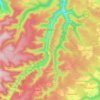 Bad Wildbad topographic map, elevation, terrain