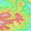 Szczawa topographic map, elevation, terrain