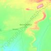 Béchar topographic map, elevation, terrain