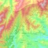 Banaue topographic map, elevation, terrain