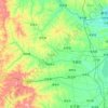 屯留区 topographic map, elevation, terrain