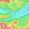 Gloggnitz topographic map, elevation, terrain