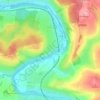 Zetting topographic map, elevation, terrain