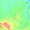 Santo António das Areias topographic map, elevation, terrain