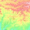 Campo Florido topographic map, elevation, terrain