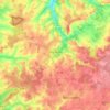 Bouloire topographic map, elevation, terrain