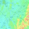 象州县 topographic map, elevation, terrain