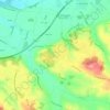 Florentin topographic map, elevation, terrain