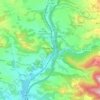 Pueyo / Puiu topographic map, elevation, terrain
