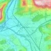 Oftringen topographic map, elevation, terrain